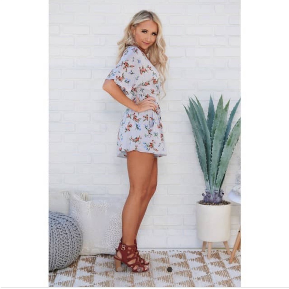Zoe floral romper
